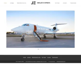 Thejetexperts.com(The Jet Experts) Screenshot