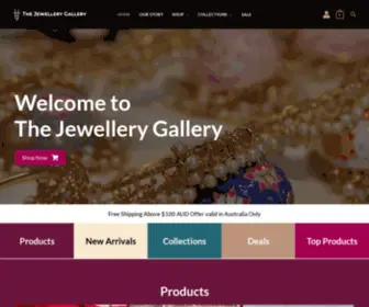 Thejewellerygallery.com.au(The Jewellery Gallery) Screenshot