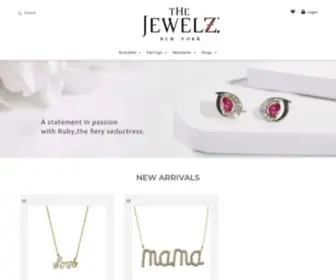 Thejewelz.com(Premier Jewelry Manufacturers) Screenshot