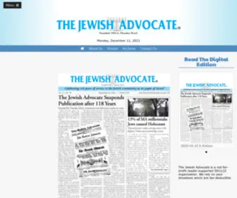 Thejewishadvocate.com(The Jewish Advocate) Screenshot