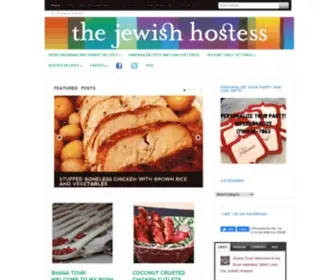 Thejewishhostess.com(Kosher Recipes and Jewish Table Settings ) Screenshot