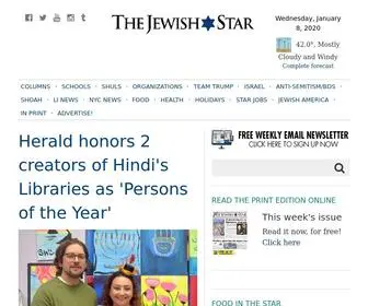 Thejewishstar.com(The Jewish Star) Screenshot