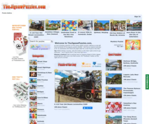 Thejigsawpuzzles.com(Free Jigsaw Puzzles online) Screenshot