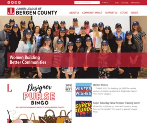 ThejLbc.org(The Junior League of Bergen County) Screenshot