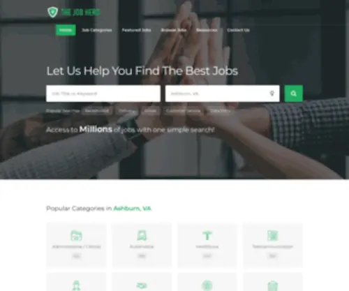 Thejobhero.net(The Job Hero) Screenshot