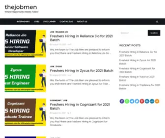 Thejobmen.com(Where Opportunity Meets Talent) Screenshot