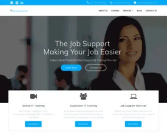 Thejobsupport.com(Job Support Services From India) Screenshot