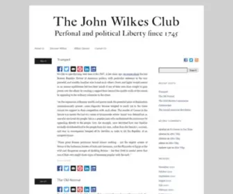 Thejohnwilkesclub.com(The John Wilkes Club) Screenshot