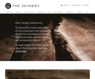 Thejoinery.com(Solid Wood Furniture Handcrafted in Portland) Screenshot
