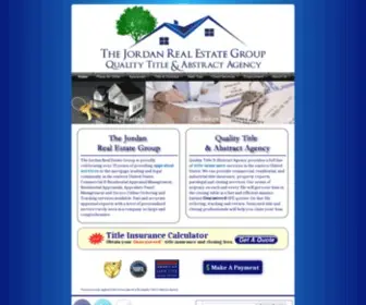 Thejordangroup.net(NJ Title Insurance) Screenshot