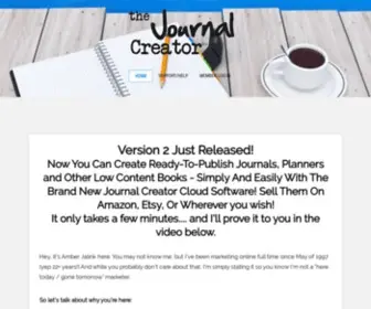 Thejournalcreator.com(For your journal obsessions) Screenshot