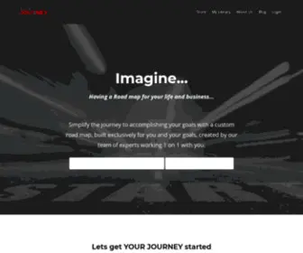 Thejourneyzone.com(Custom Road Maps for Your Life and Business) Screenshot
