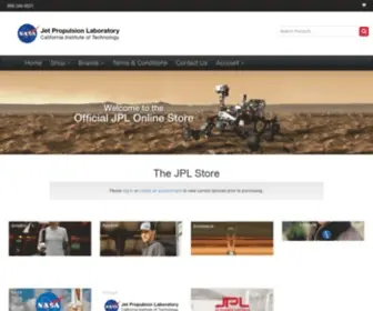 ThejPlstore.com(Shop The JPL Store to find the best selection of JPL (Jet Propulsion Laboratory)) Screenshot