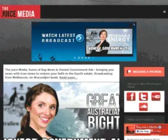 Thejuicemedia.com(The Juice Media) Screenshot
