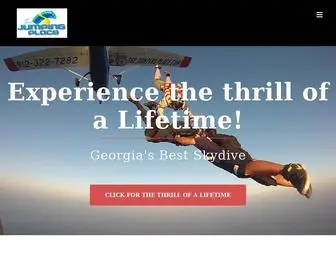 Thejumpingplace.com(Georgia's Best Skydiving Center) Screenshot