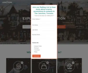 Thejunctionbia.ca(The Junction) Screenshot