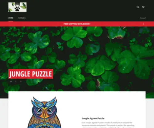 Thejunglepuzzle.com(The Jungle Puzzle) Screenshot