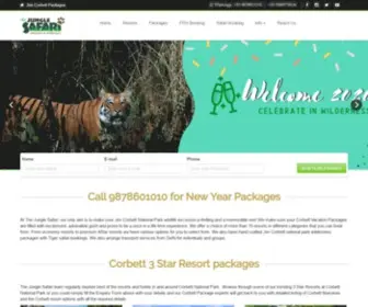 Thejunglesafari.com(Jim Corbett Packages) Screenshot