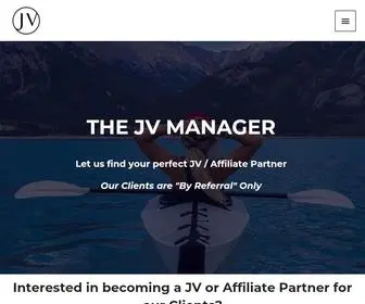 ThejVmanager.com(Let us find your perfect JV) Screenshot