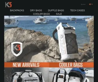 Thek3Company.com(Waterproof Backpack) Screenshot