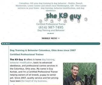 Thek9Guy.com(Contact Support) Screenshot