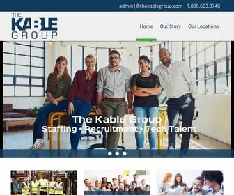 Thekablegroup.com(The Kable Group) Screenshot