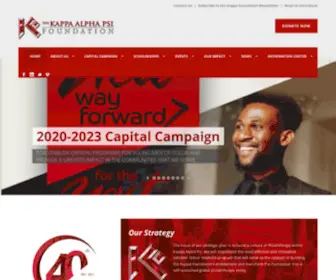 Thekappafoundation.org(Kappa Alpha Psi Foundation) Screenshot