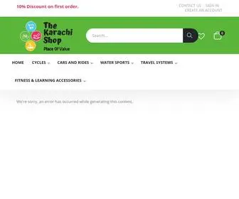Thekarachishop.com(The Karachi Shop) Screenshot