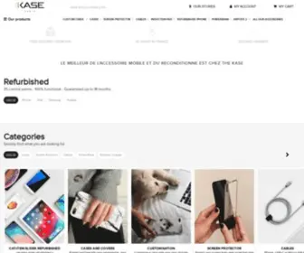 Thekase.com(Cases, phone covers, powerbanks & accessories for smartphones and tablets) Screenshot