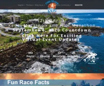 Thekauaimarathon.com(The Kauai Marathon & Half Marathon) Screenshot