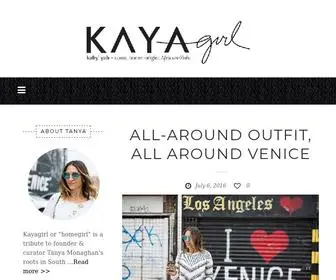 Thekayagirl.com(Style Blog by Tanya Monaghan) Screenshot