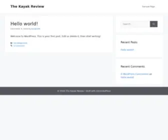 Thekayakreview.com(Best Kayaks and Kayaking Accessories) Screenshot