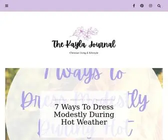 Thekaylajournal.com(Christian Living & Lifestyle) Screenshot