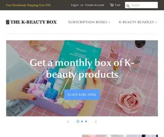 Thekbeautybox.com(The K) Screenshot