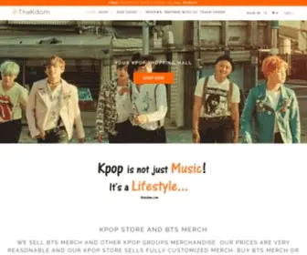 Thekdom.com(The No.1 Store for BTS Merch & Kpop Merchandise) Screenshot