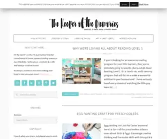 Thekeeperofthememories.com(The Keeper of the Memories) Screenshot