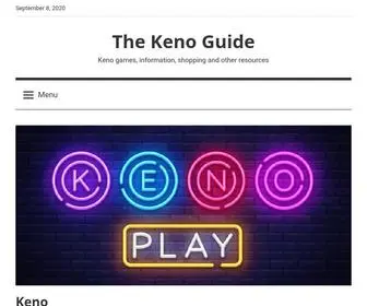 Thekenoguide.com(Keno games) Screenshot