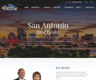 Thekeyrealty.org(San Antonio Real Estate and Homes for Sale in San Antonio) Screenshot