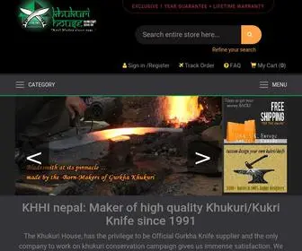 Thekhukurihouse.com(Khukuri House) Screenshot
