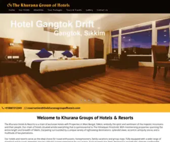 Thekhuranagroupofhotels.com(The Khurana Group of Hotels) Screenshot