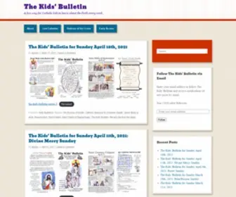 Thekidsbulletin.com(The Kids' Bulletin) Screenshot