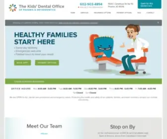 Thekidsdentalofficeofphoenix.com(Children's Dentist near you in Phoenix) Screenshot