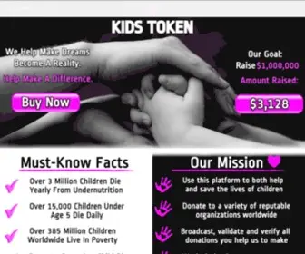 Thekidstoken.com(Kids Token) Screenshot