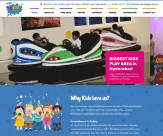 Thekidzland.com(The Kidz Land) Screenshot