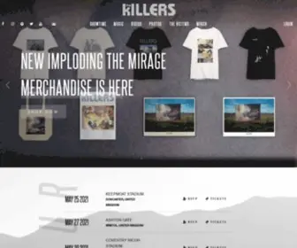 Thekillersmusic.com(The Killers ⚡ Battle Born) Screenshot
