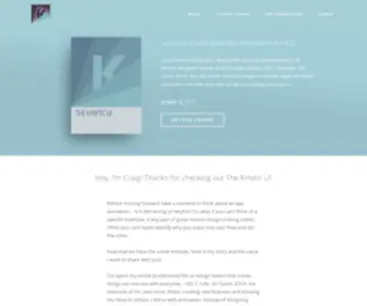 Thekineticui.com(The Kinetic UI) Screenshot