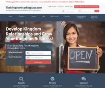 Thekingdommarketplace.com(Kingdom Business Owners Directory) Screenshot