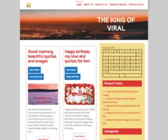 ThekingofViral.com(The King Of Viral) Screenshot