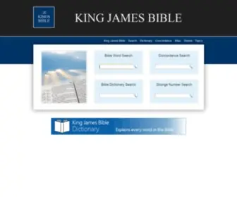 Thekingsbible.com(King James Bible Online) Screenshot
