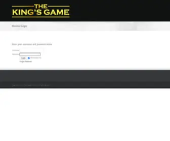 Thekingsgame.com(The King's Game) Screenshot